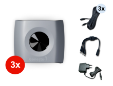 Set de 3 aparate repelente pentru jderi și accesorii