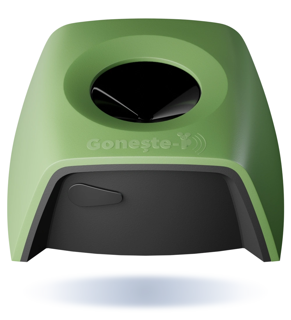 Aparat repelent pentru jderi și șoareci - culoare verde